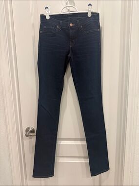 J Brand Dark Indigo Pencil Leg Jeans